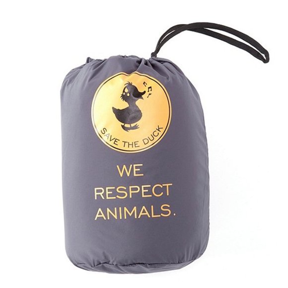 NWT Save the Duck Lewis Long-Sleeve Matte-Finish Puffer Jacket - Ebony Gray - Picture 7 of 7